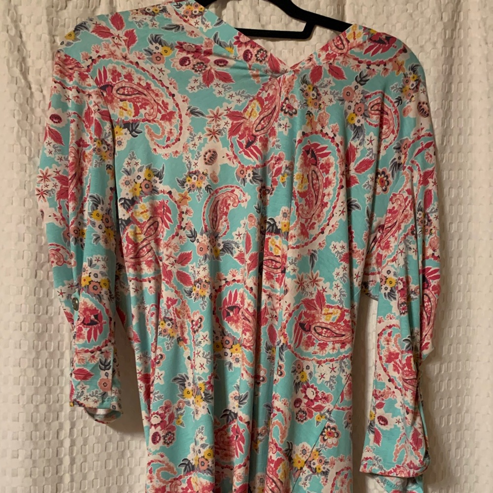 Boho Blu top